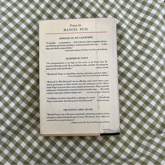 1st Edition Kiss of the Spider Woman Manuel Puig Vintage Book - Picture 3 of 4